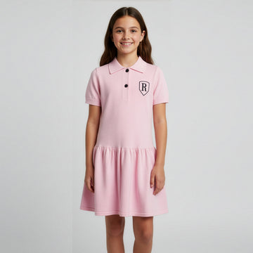 Knitted Dress  - Pink