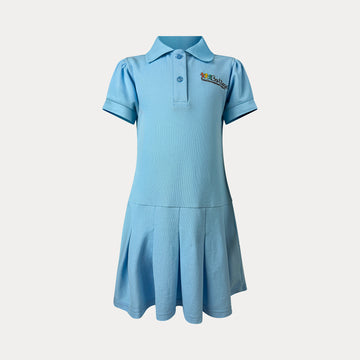 Polo de manga corta de piqué - Azul marino