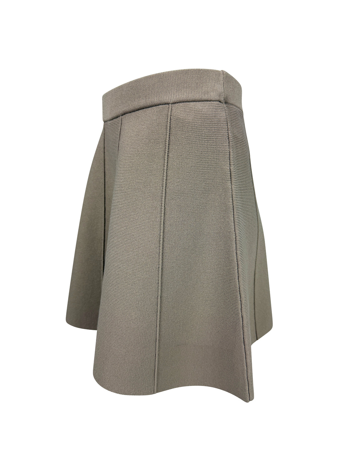 BASIC| Knitted Skort - Khaki