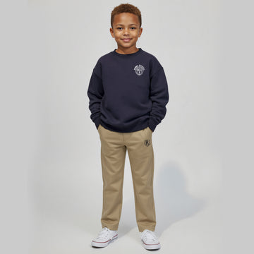 Elastic waistband Pants - Khaki