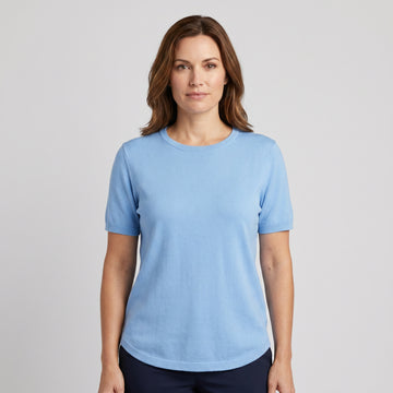 BASIC | Women's Top - Powder Blue