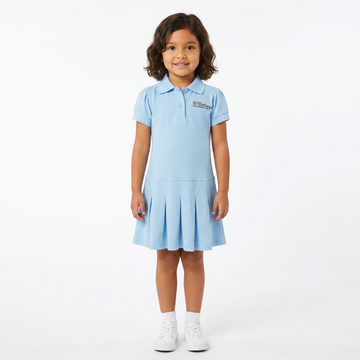 Polo de manga corta de piqué - Azul marino