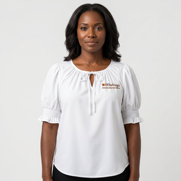 BOTTEGA | Women's Short Sleeve Top -White